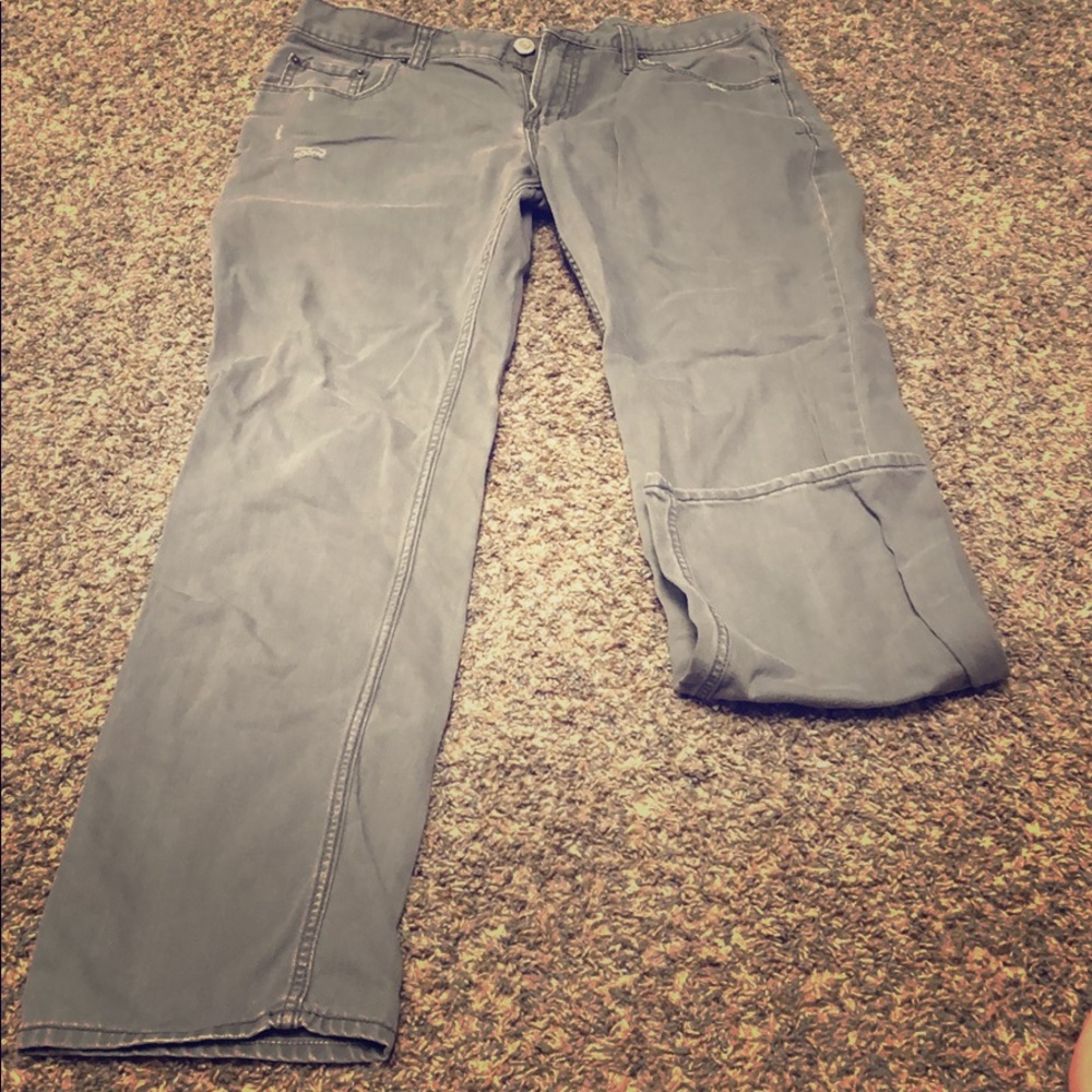 Aeropostale Gray Slim straight jeans